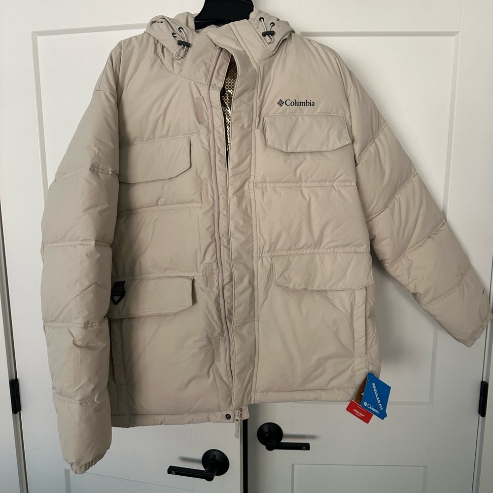 Columbia Beige Landroamer Puffer Jacket-titanium